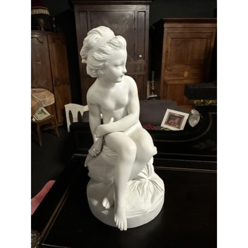 Svres Biscuit Porcelain Figure after Falconet, 1800s for sale at Pamono