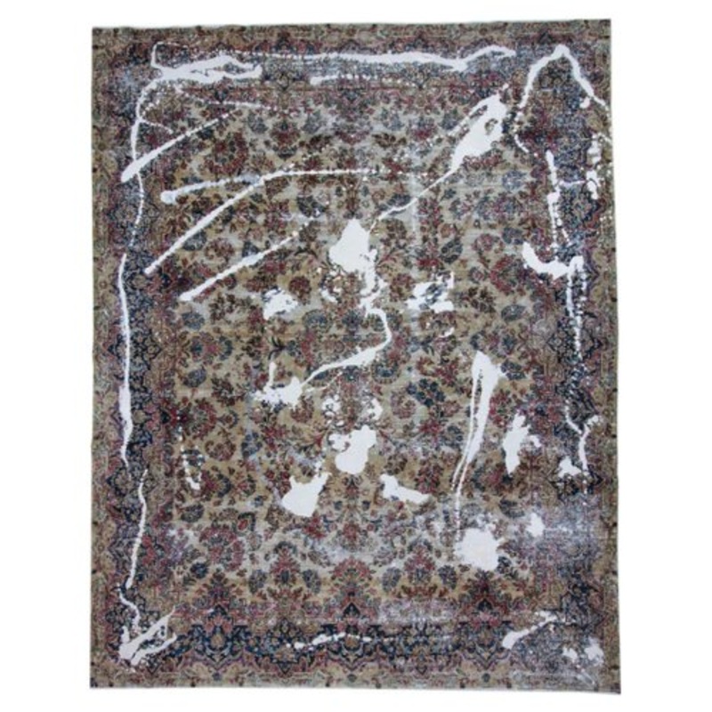 Vintage Middle Eastern Hand-Knotted Rug for sale at Pamono-SZS-2143219