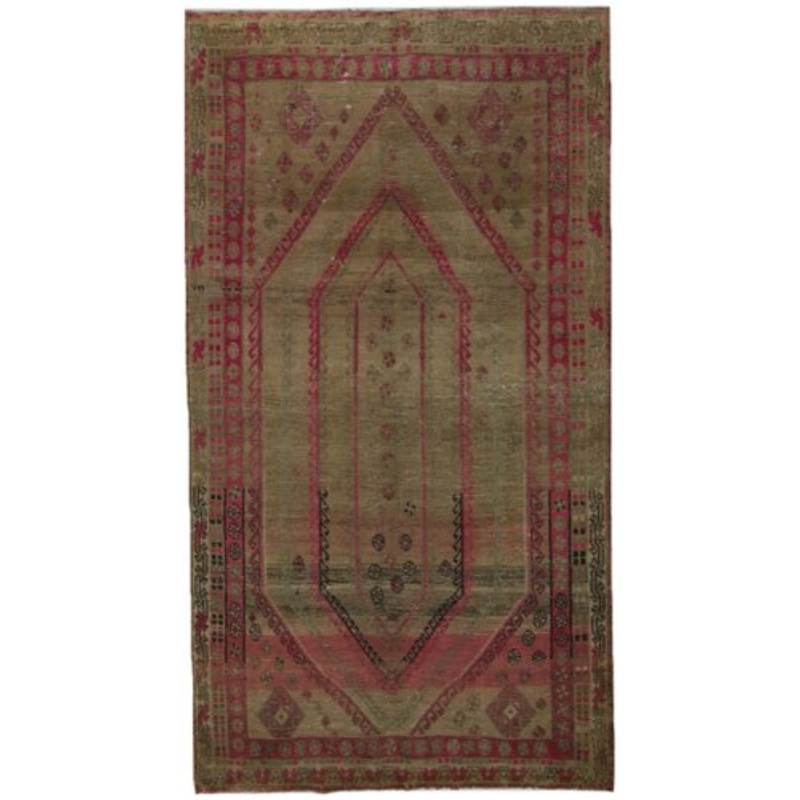 Vintage Middle Eastern Hand-Knotted Rug for sale at Pamono-SZS-2143254