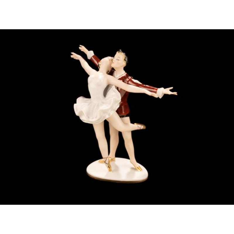 Vintage PorcelainDancing Couple, 1960s for sale at Pamono