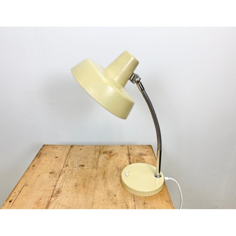Beige Gooseneck Table Lamp, 1960s for sale at Pamono