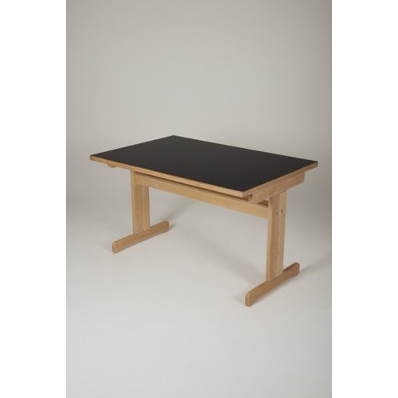 Black Lacquered Wooden Table by Andr Sornay for sale at Pamono