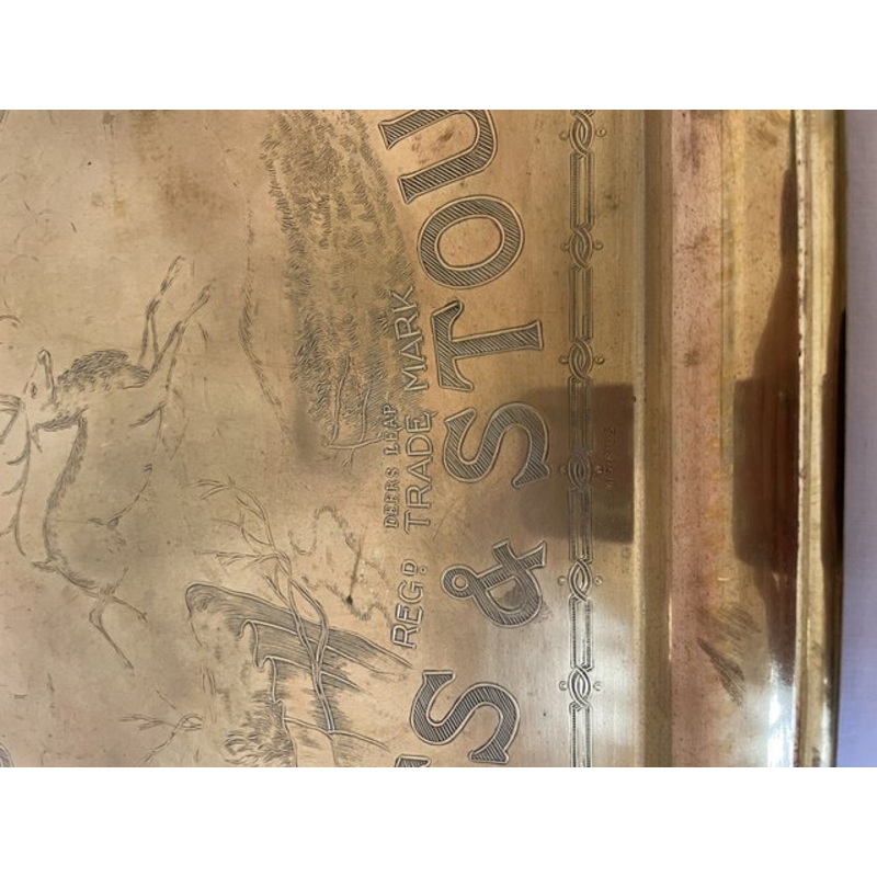 Brass Tray by Mitchells & Butlers Ales & Stouts, 1950s for sale at Pamono