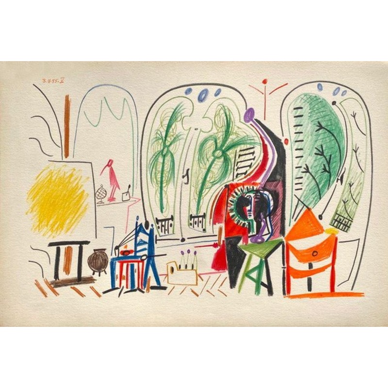 Carnet De Californie 31, Arches, Pablo Picasso for sale at Pamono