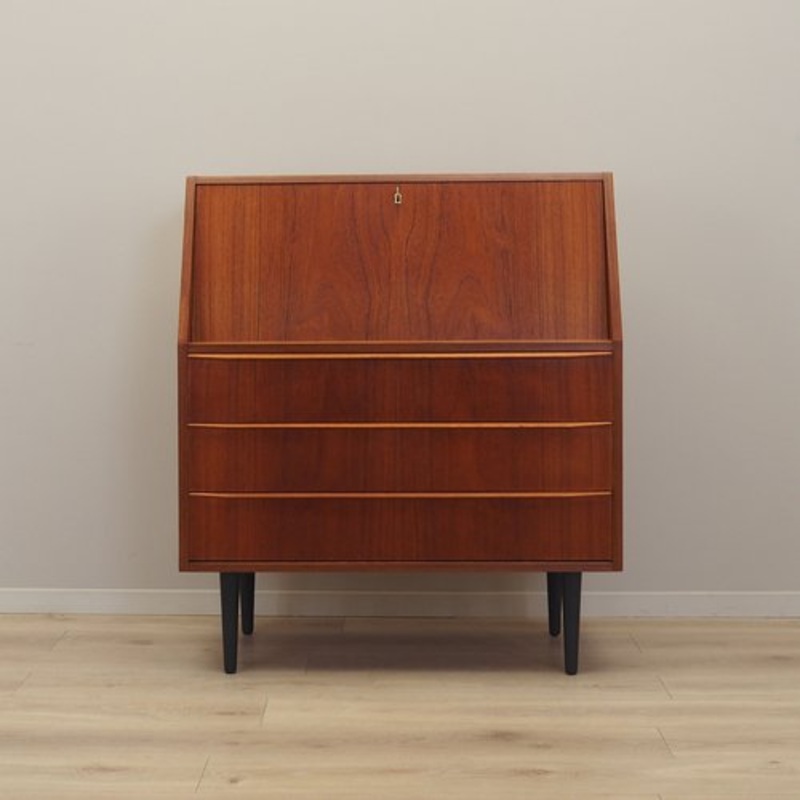 Danish Teak Secretary, 1970s for sale at Pamono