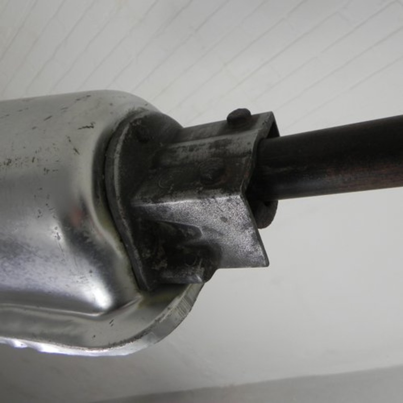 Industrial Street Lamp with Aluminum Shade, 1950s for sale at Pamono