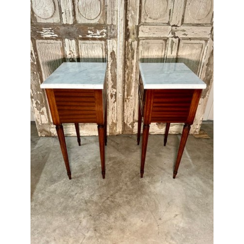 Louis XVI Bedside Tables, 1970s, Set of 2 for sale at Pamono
