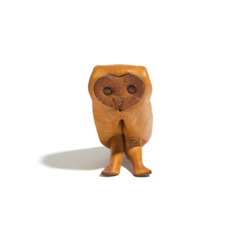 Mid-Century Leather Owl from Deru for sale at Pamono