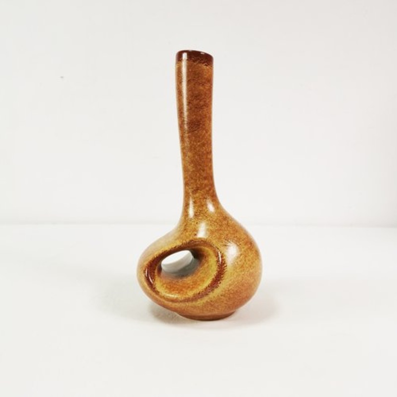 Modernist Ceramic Vase attributed to Roberto Rigon, Italy, 1960s for sale at Pamono