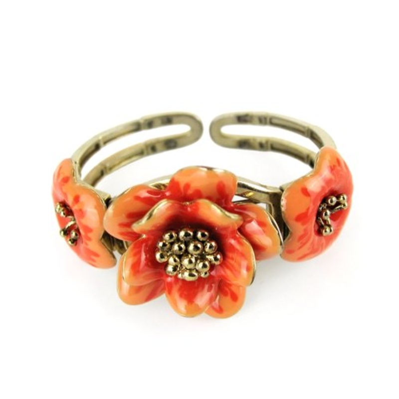 Vintage Enamel Articulated Bracelet, 1960s for sale at Pamono