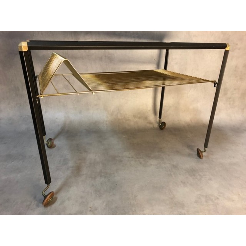 Vintage Industrial Iron Trolley, 1950s for sale at Pamono