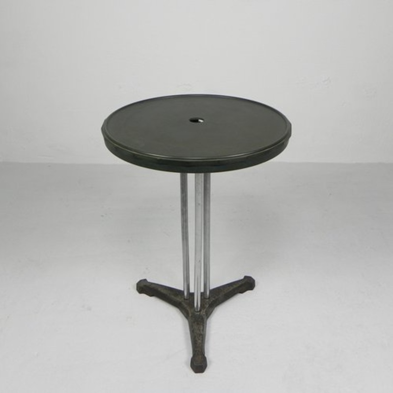 Art Deco Bistro Table with Bakelite Top, 1930s for sale at Pamono