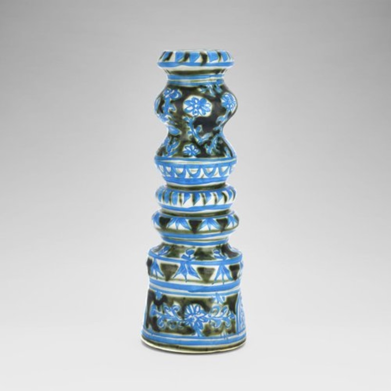 Ceramic Candle Holder by Paul Yvain, 1960s for sale at Pamono