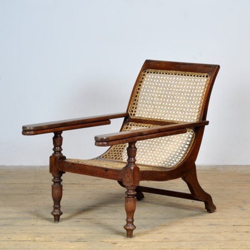 Dutch Colonial Indonesian Plantation Chair, 1920 for sale at Pamono