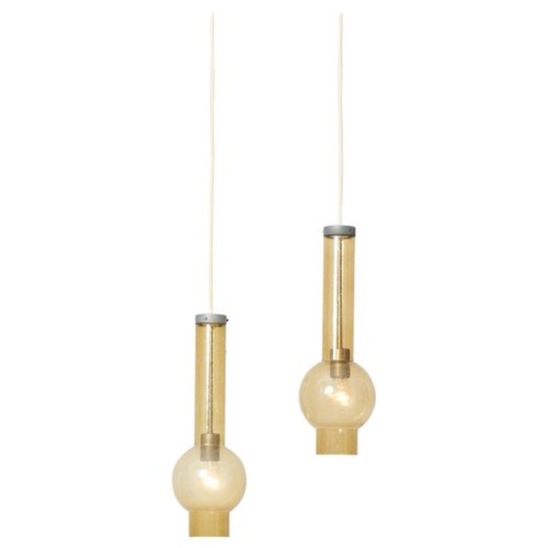 German Model P1115 Pendant Lamps from Staff, 1960s, Set of 2 for sale at Pamono