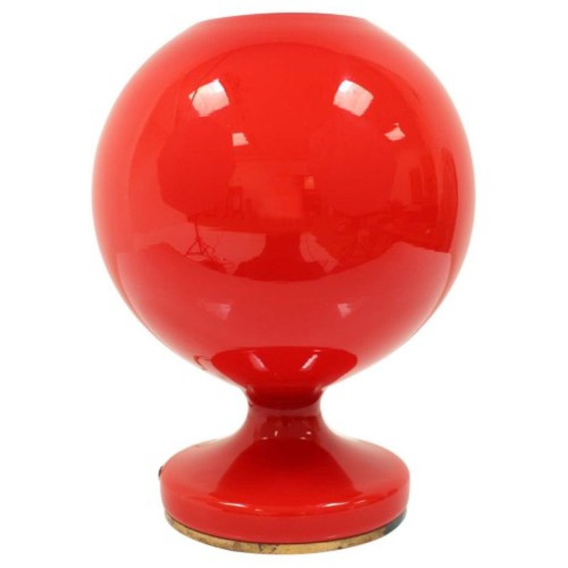 Mid-Century All-Glass Table Lamps by Valask Mezirici, 1970s for sale at Pamono