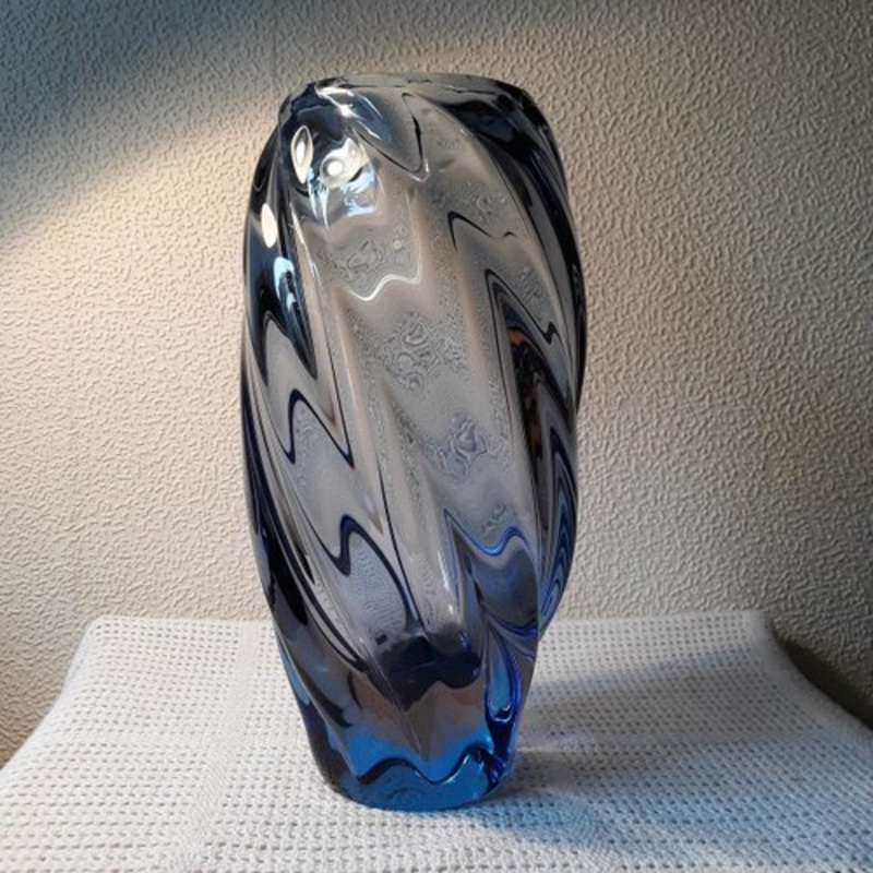 Mid-Century Vase by Jan Kotik & Jan Bednarek for Skrdlovice Glass for sale at Pamono