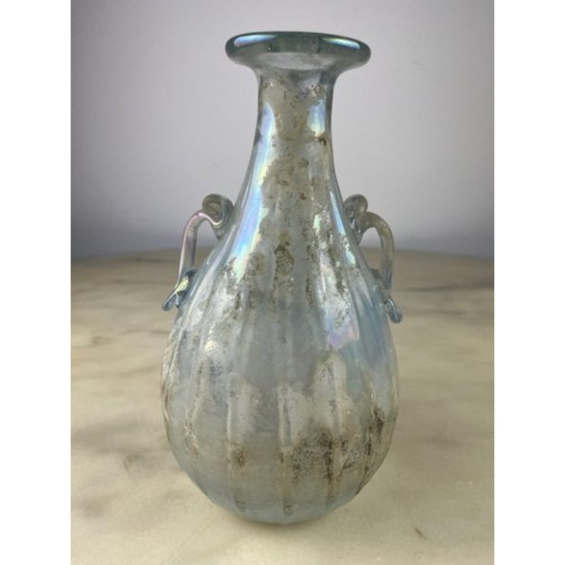 Oppalescent Murano Glass Amphora attributed to Archimedes Seguso, Italy, 1940s for sale at Pamono