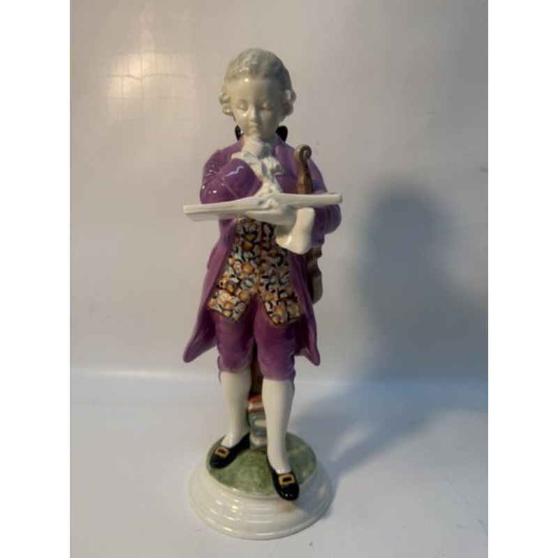 Viennese Porcelain Figure of Mozart from Goldscheider, 1920s for sale at Pamono