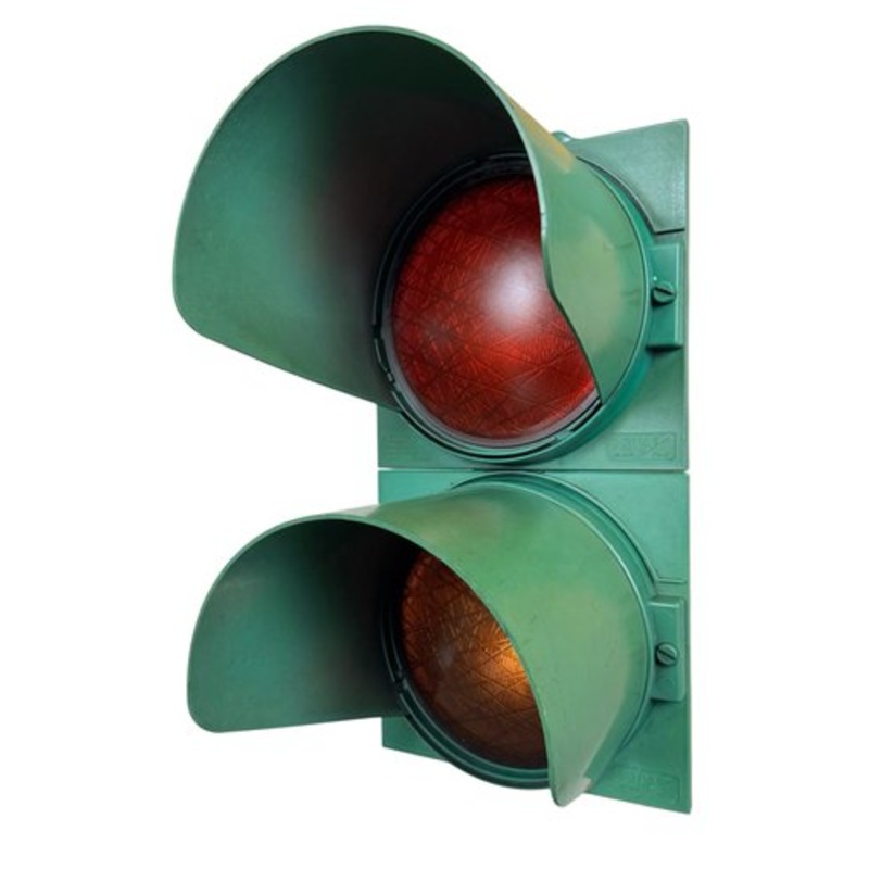 Vintage Italian Green Traffic Lights, 1980s for sale at Pamono