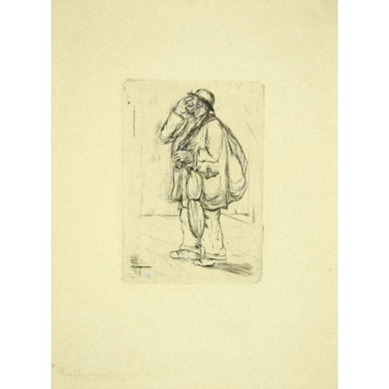Aldo Borgonzoni, The Junk, Etching, Late 20th Century for sale at Pamono