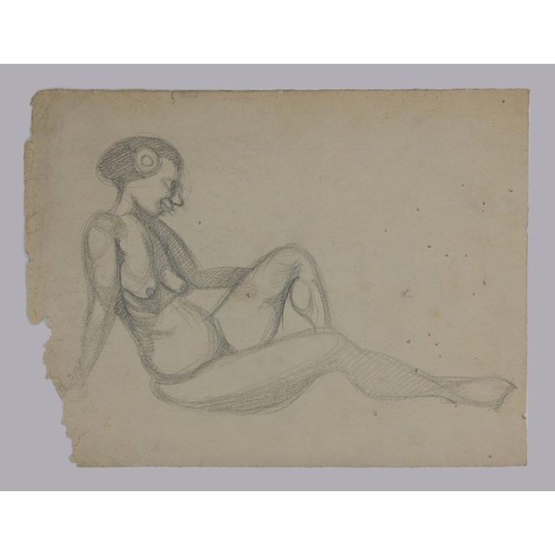 Andr Meaux Saint-Marc, Naked Woman, Original Pencil, Early 20th Century for sale at Pamono