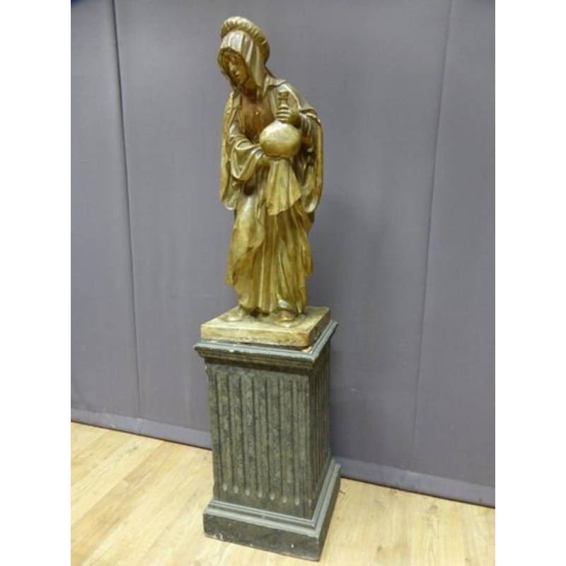 Antique XIX Saint Martha Statue for sale at Pamono