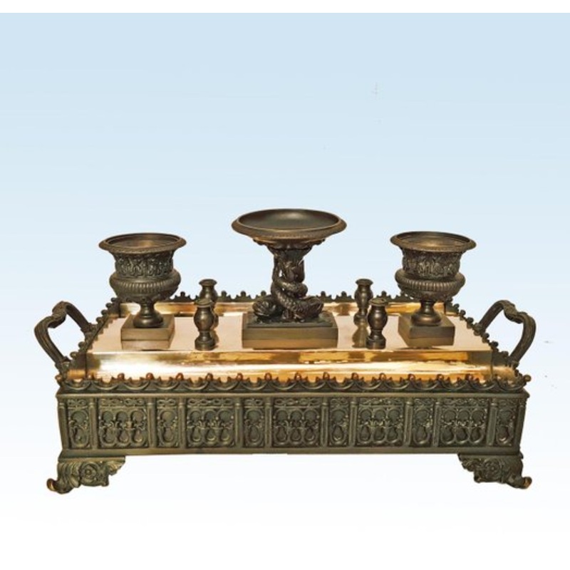 Bronze Inkstand / Inkwell, 1820s for sale at Pamono