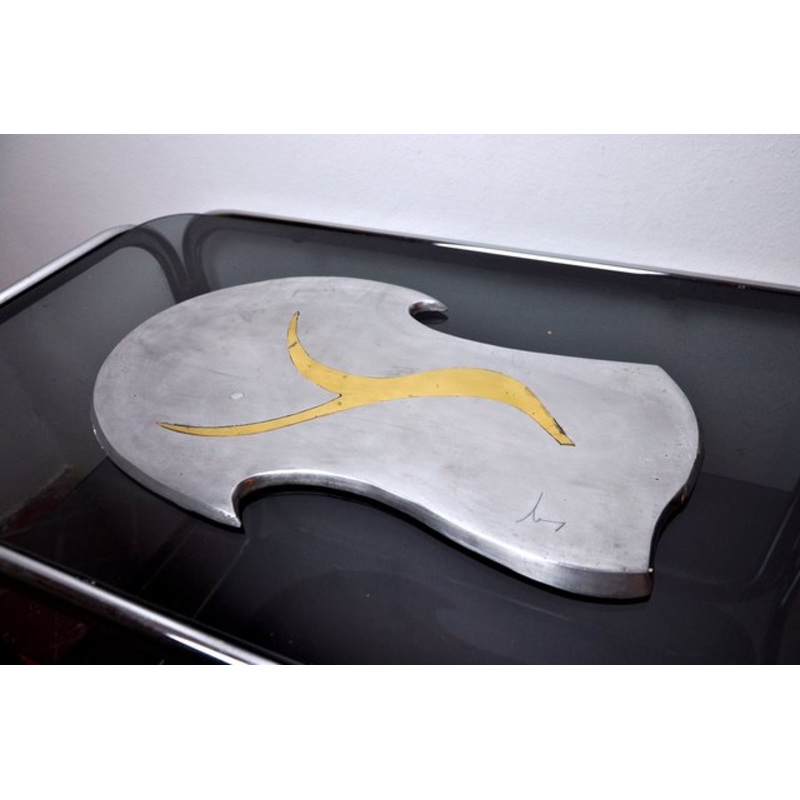 Brutalist Tray attributed to David Marshall, Spain, 1970s for sale at Pamono