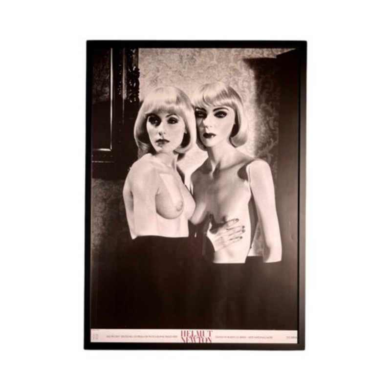 Helmut Newton (1920-2004) Exhibition Poster Neue Nationalgalerie Berlin 1.11.2000-7.1.2001, Framed for sale at Pamono