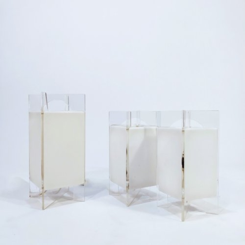 Italian Table Lamps from Guzzini, 1960s, Set of 3 for sale at Pamono