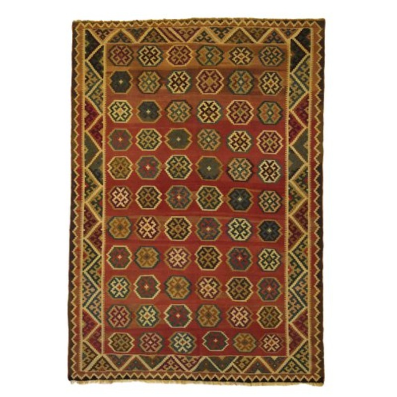 Middle Eastern Handwoven Kilim Rug for sale at Pamono-SZS-2148750
