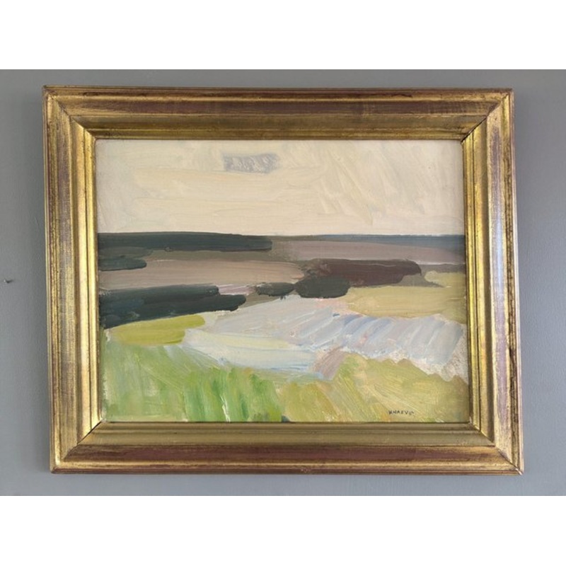 Serene Expanse Landscape, Oil Painting, Framed for sale at Pamono
