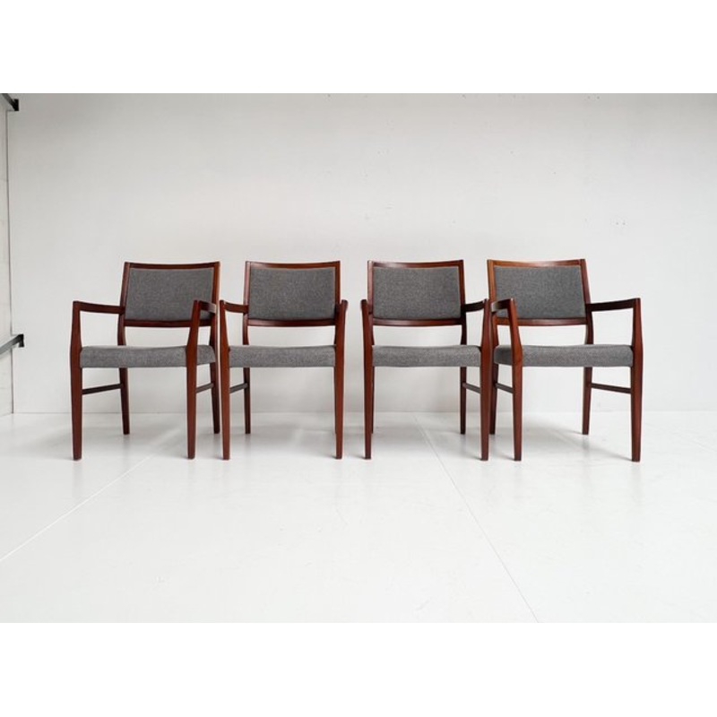 Swedish Chairs attributed to Svegard Markaryd, 1960s, Set of 4 for sale at Pamono
