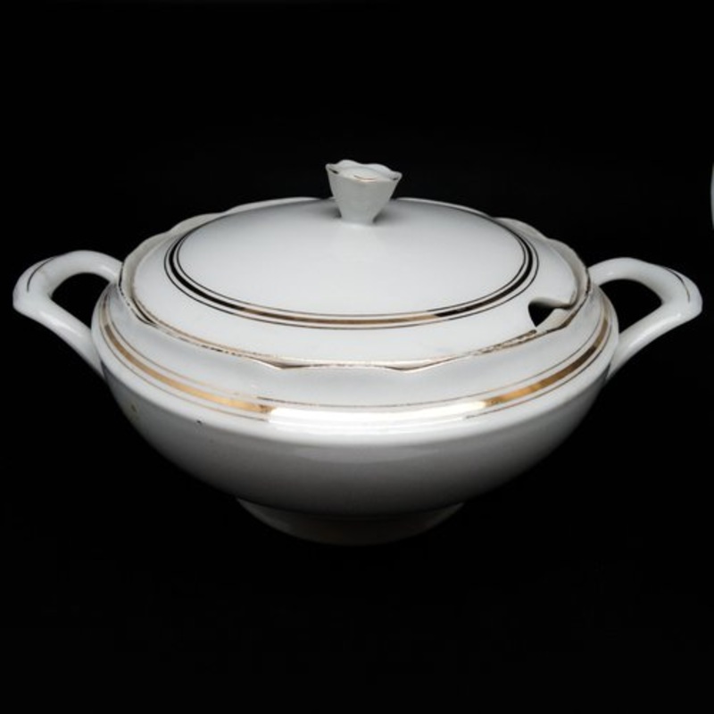 Art Deco Soup Bowl by mielw Pottery, 1960s for sale at Pamono