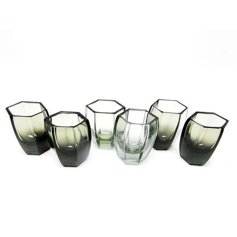 Art Deco Vodka Shots, 1950s, Set of 6 for sale at Pamono