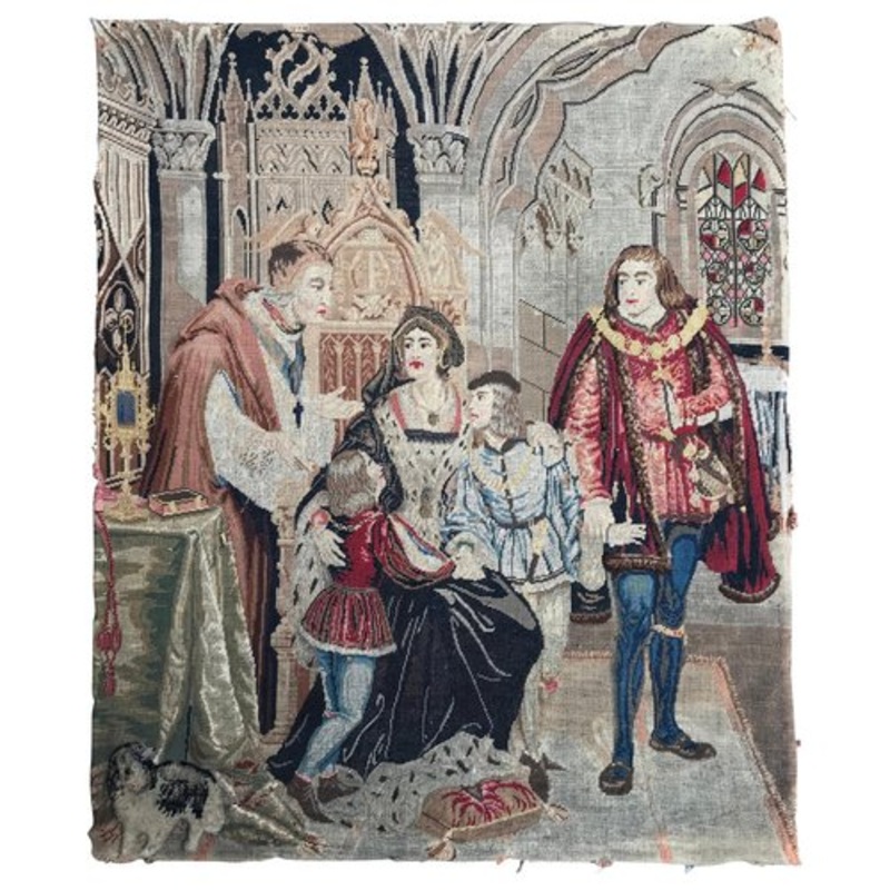French Needlepoint Tapestry for sale at Pamono