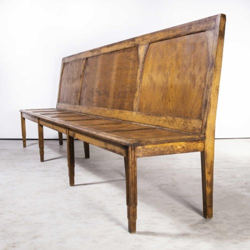 Large French Oak 1510 Bench by Marcel Breuer for Luterma, 1930s for sale at Pamono