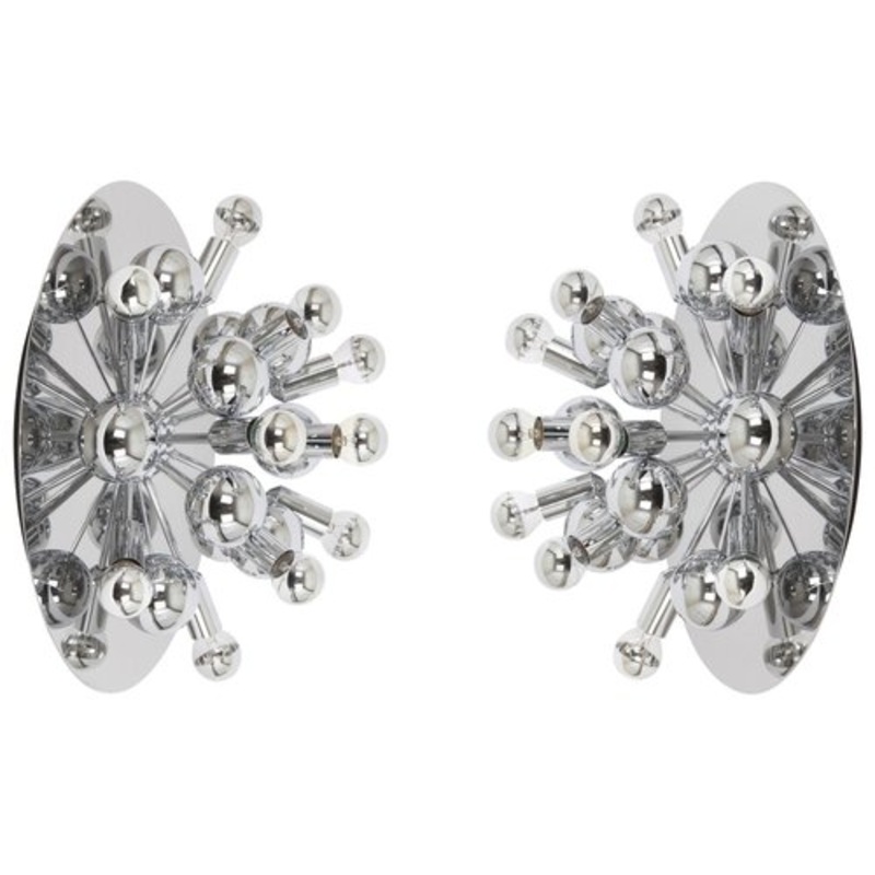 Large Sputnik Flush Mount from Cosack, Germany, 1970s for sale at Pamono