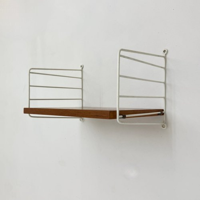 Mid-Century Modern Teak Wall Unit by Kajsa & Nils Nisse Strinning for String, 1960s for sale at Pamono-BGP-2159764