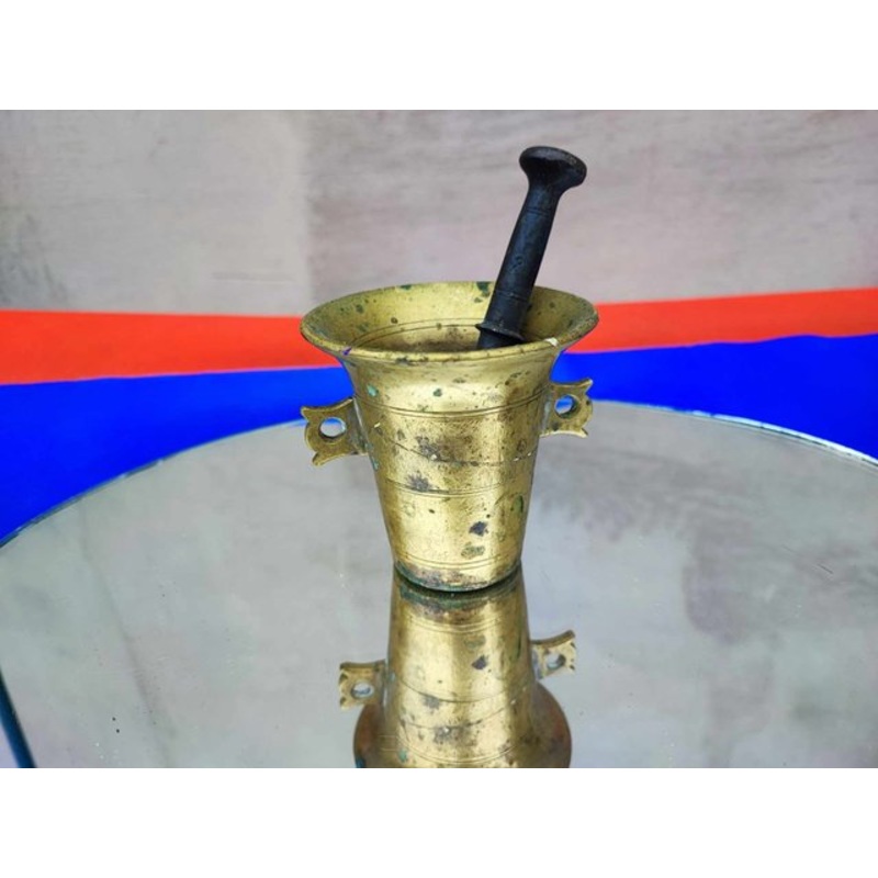 Mortar in Bronze, 1890s for sale at Pamono