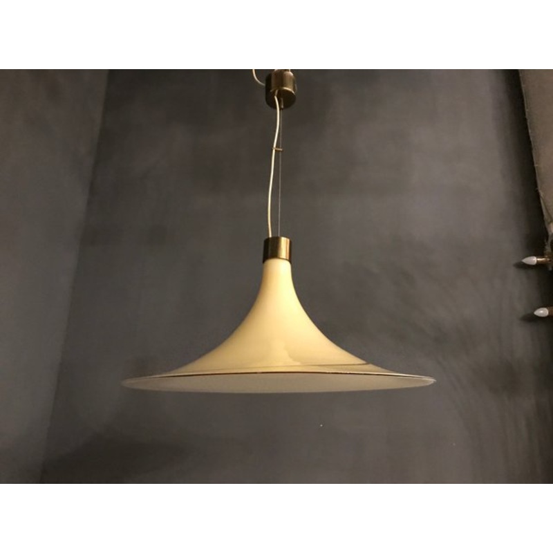 Murano Glass Pendant Lamp, 1970s for sale at Pamono