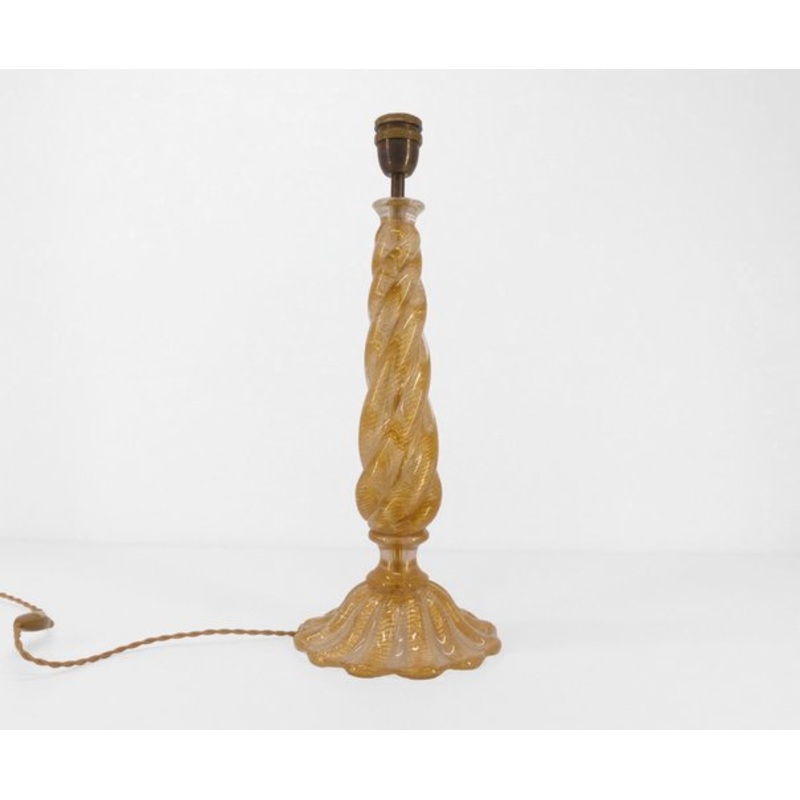 Murano Lamp Foot from Barovier & Toso, 1960 for sale at Pamono