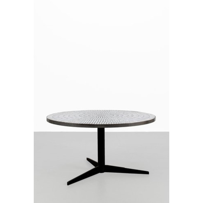 Round Mosaic Coffee Table for sale at Pamono