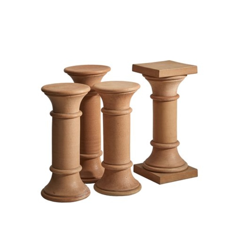 Terracotta Columns, 1970, Set of 4 for sale at Pamono