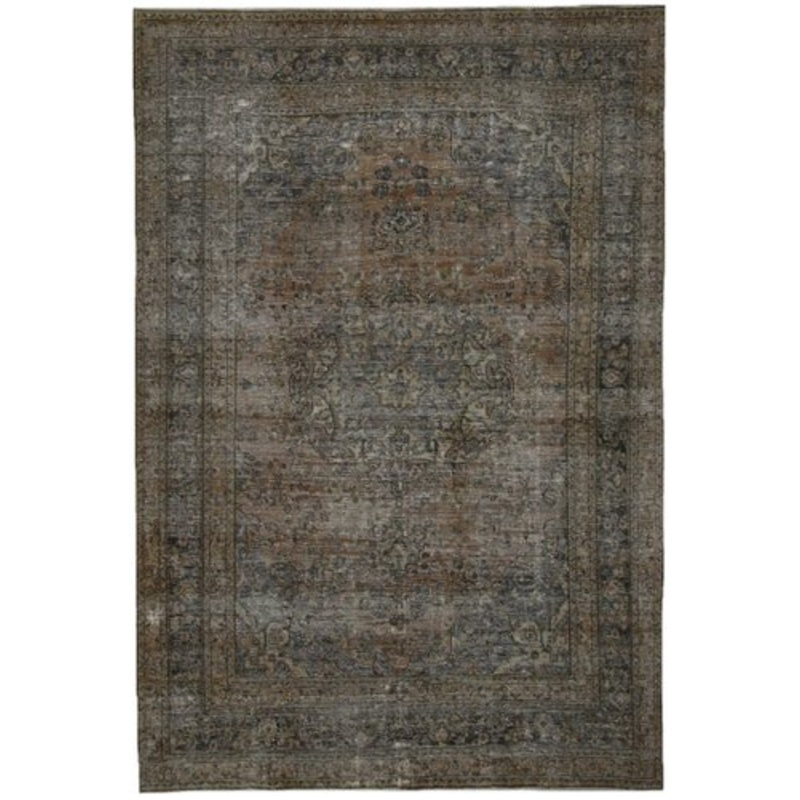 Vintage Middle Eastern Hand-Knotted Rug for sale at Pamono-SZS-2143283