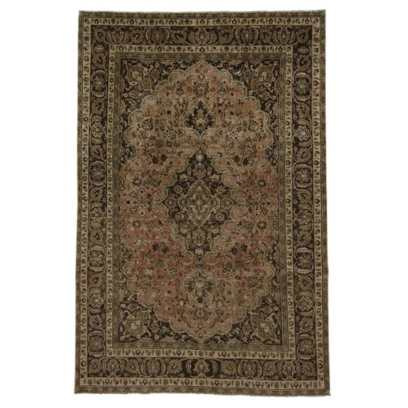 Vintage Middle Eastern Hand-Knotted Rug for sale at Pamono-SZS-2143293