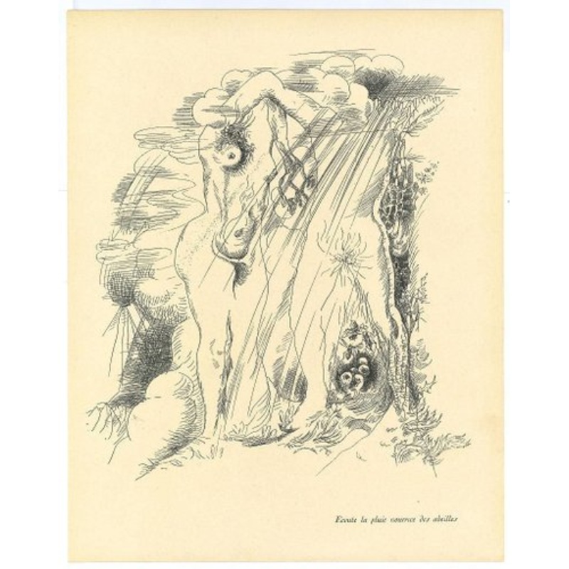 Andr Masson, Surrealist Study, Collotype, Mid-20th Century for sale at Pamono