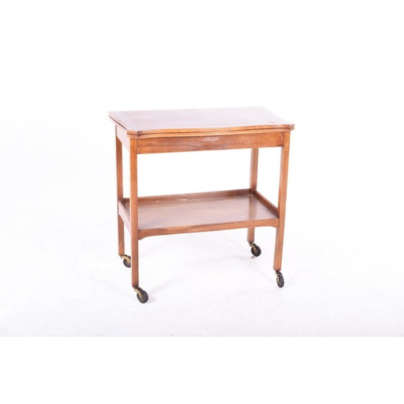 Antique Oak Game Table for sale at Pamono