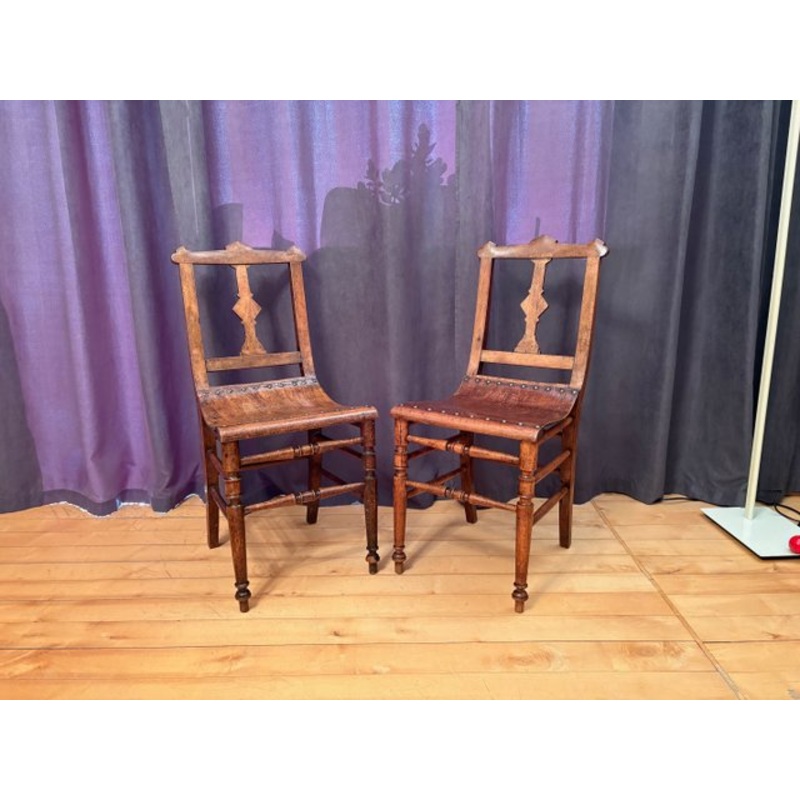 Art Nouveau Chairs, 1890s, Set of 2 for sale at Pamono